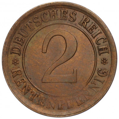 2 рентенпфеннига 1923 года A Германия