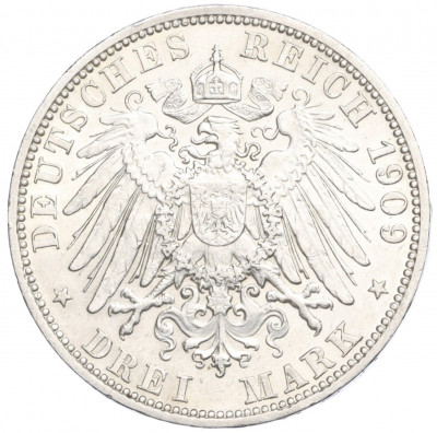 3 марки 1911 года Германия (Ангальт)