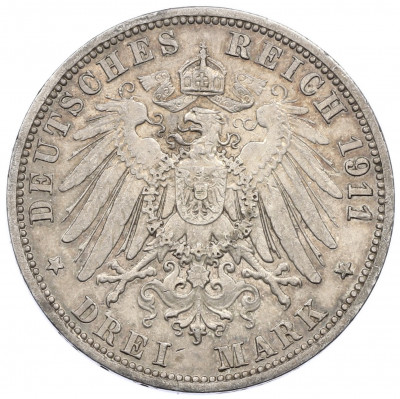 3 марки 1911 года Германия (Пруссия)