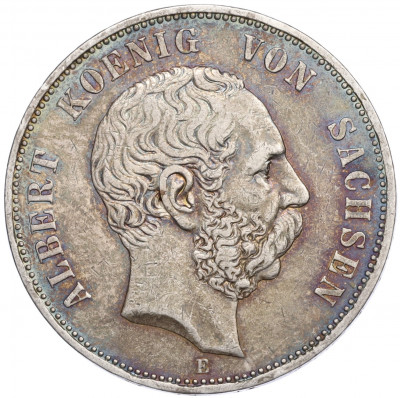 5 марок 1899 года Е Германия (Саксония)