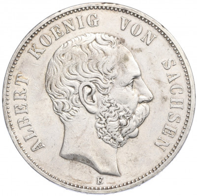 5 марок 1901 года Е Германия (Саксония)