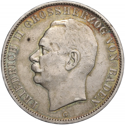 5 марок 1908 года Германия (Баден)