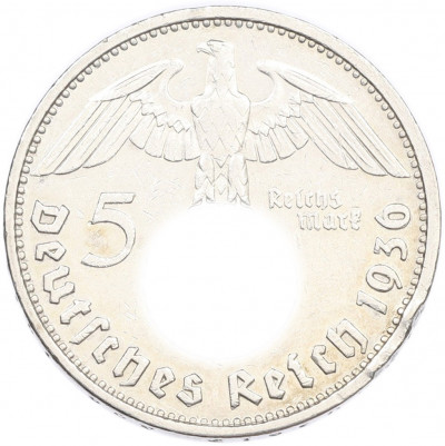 5 рейхсмарок 1936 года D Германия