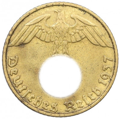 5 рейхспфеннигов 1937 года E Германия