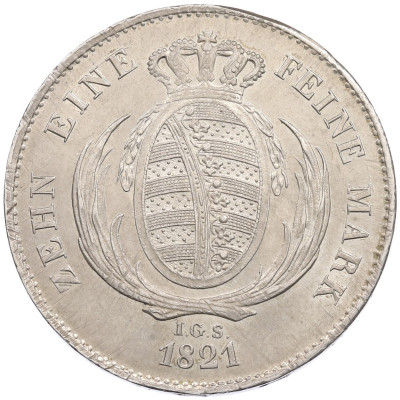 1 талер 1821 года Саксония