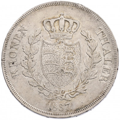 1 талер 1837 года Вюртемберг
