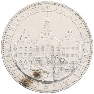 1 талер 1863 года Франкфурт «Собрание князей»