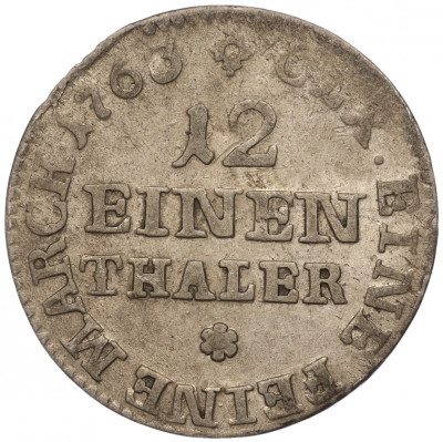 1/12 талера 1763 года Саксония