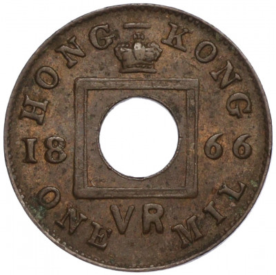 1 миль 1866 года Гонконг