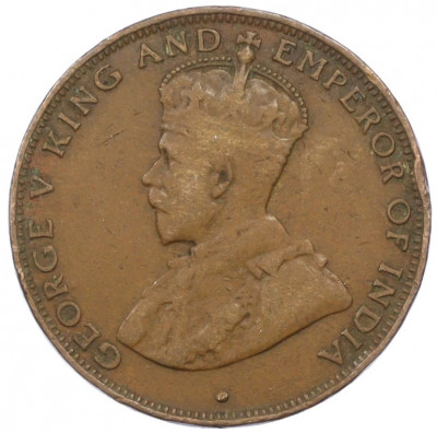 1 цент 1931 года Гонконг