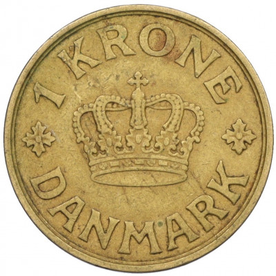 1 крона 1935 года Дания