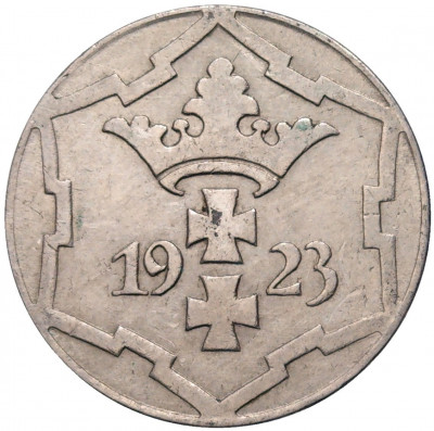 10 пфеннигов 1923 года Данциг