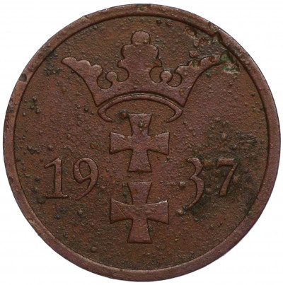 2 пфеннига 1937 года Данциг