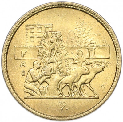 5 миллим 1977 года Египет «Продовольственная программа — ФАО»