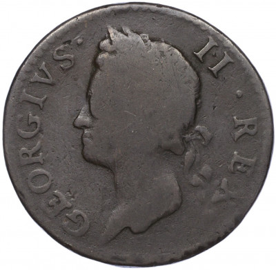 1/2 пенни 1752 года Ирландия