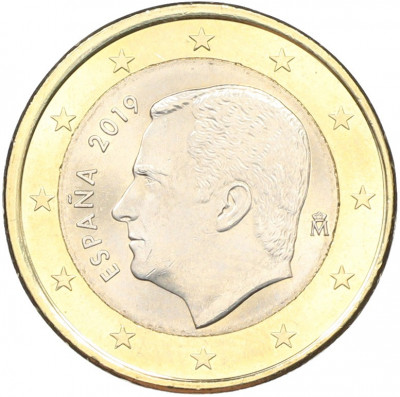 1 евро 2019 года Испания