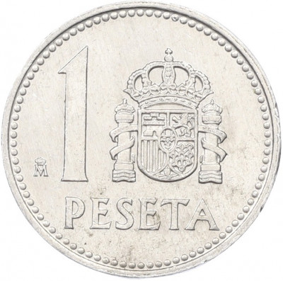 1 песета 1984 года Испания