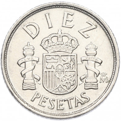 10 песет 1983 года Испания