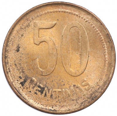 50 сентимо 1937 года Испания
