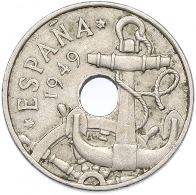 50 сентимо 1949 (62) года Испания