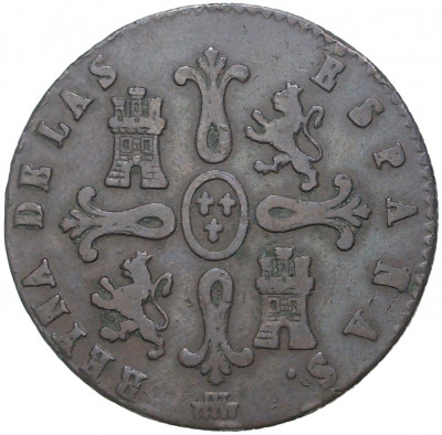 8 мараведи 1839 года Испания