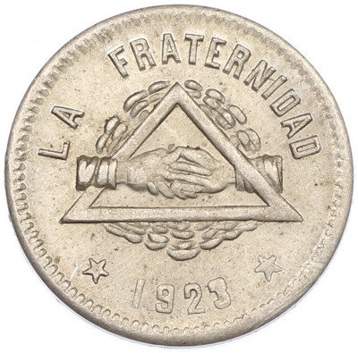 Торговый (кооперативный) жетон 25 сентимо 1915 года Испания — провинция Барселона