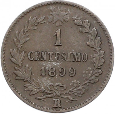 1 чентезимо 1899 года Италия