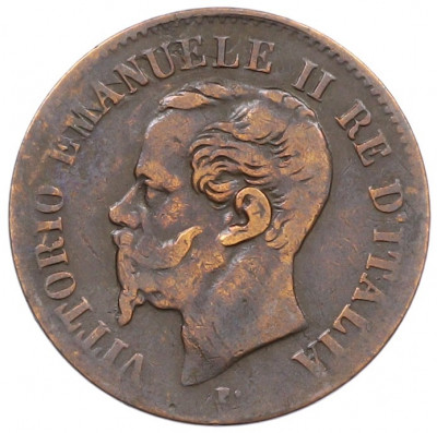 2 чентезимо 1862 года N Италия