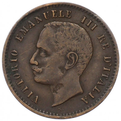 2 чентезимо 1906 года Италия