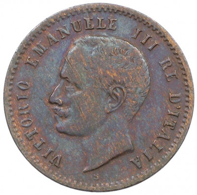 2 чентезимо 1908 года Италия