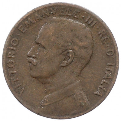 2 чентезимо 1909 года Италия