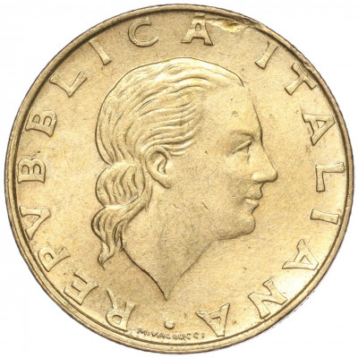 200 лир 1994 года Италия «180 лет карабинерам»