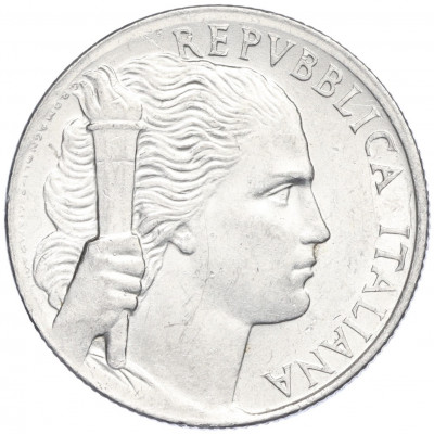 5 лир 1950 года Италия