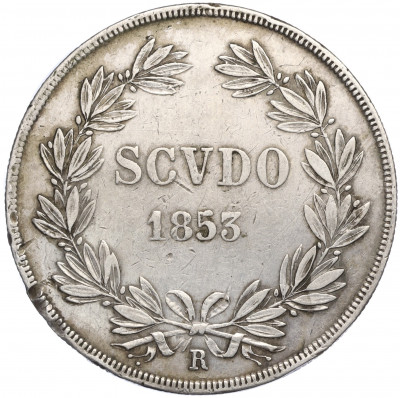 1 скудо 1853 года Папская область
