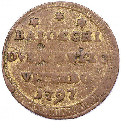 2 1/2 байокко 1797 года Папская область