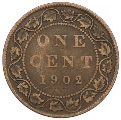 1 цент 1902 года Канада