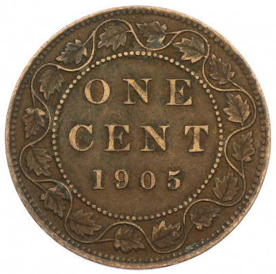 1 цент 1905 года Канада