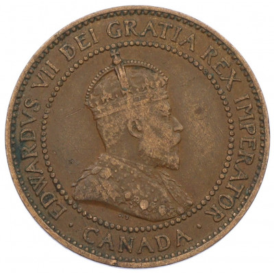 1 цент 1909 года Канада
