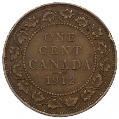1 цент 1912 года Канада