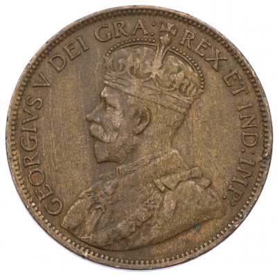 1 цент 1918 года Канада