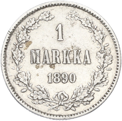 1 марка 1890 года Русская Финляндия