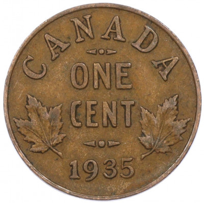 1 цент 1935 года Канада