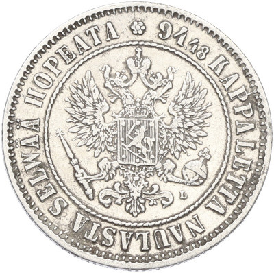 1 марка 1890 года Русская Финляндия