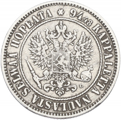 1 марка 1890 года Русская Финляндия