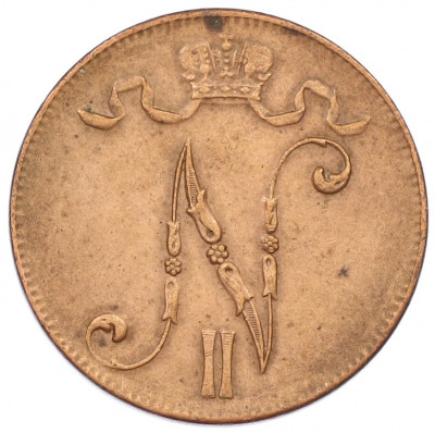 5 пенни 1916 года Русская Финляндия