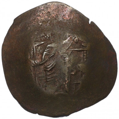 Аспрон-трахи («монета-чашка») 1118-1180 года Византия — Мануил I