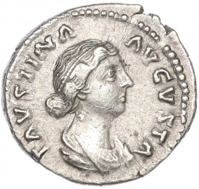 Денарий 161-175 года Римская Империя — Фаустина Младшая (Супруга Марка Аврелия)