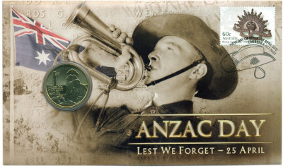1 доллар 2012 года Австралия «АНЗАК — Санитарки» (в конверте с маркой)