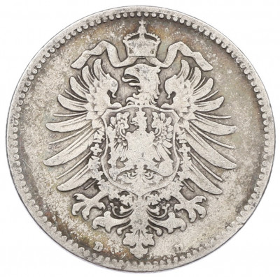 1 марка 1874 года D Германия