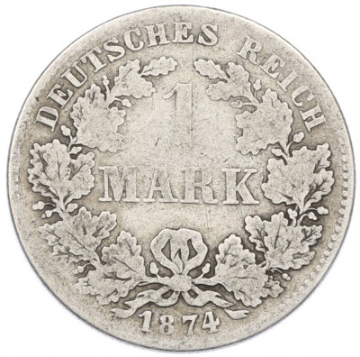 1 марка 1874 года E Германия